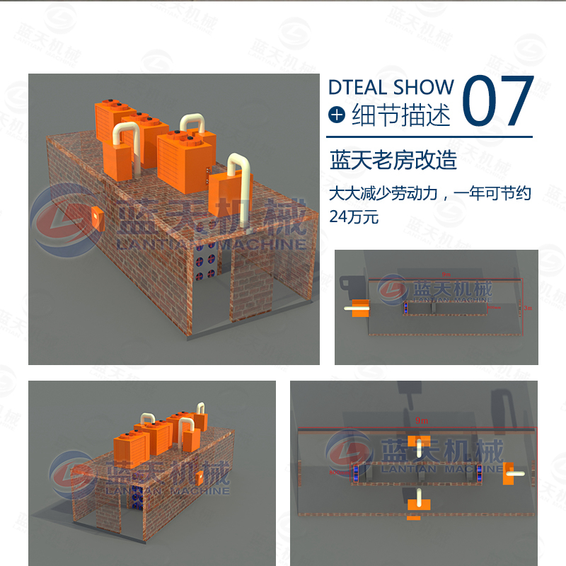 水煙炭烘干機(jī)老房改造